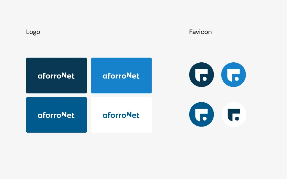 New AforroNet's logo and favicon.